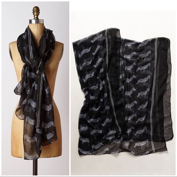 Anthro “Racing Stripes Scarf” - Picture 4 of 6